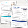 Arctic Animals Research Worksheets