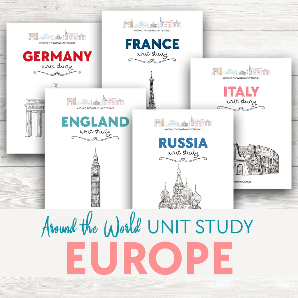 Around the World Unit Study: Europe