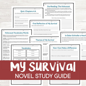 My Survival: A Girl on Schindler's List by Rena Finder Book Study <h5><b>Grades:</b> 5-6 </h5>