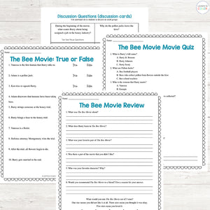 The Bee Movie Study <h5><b>Grades:</b> 3-5 </h5>