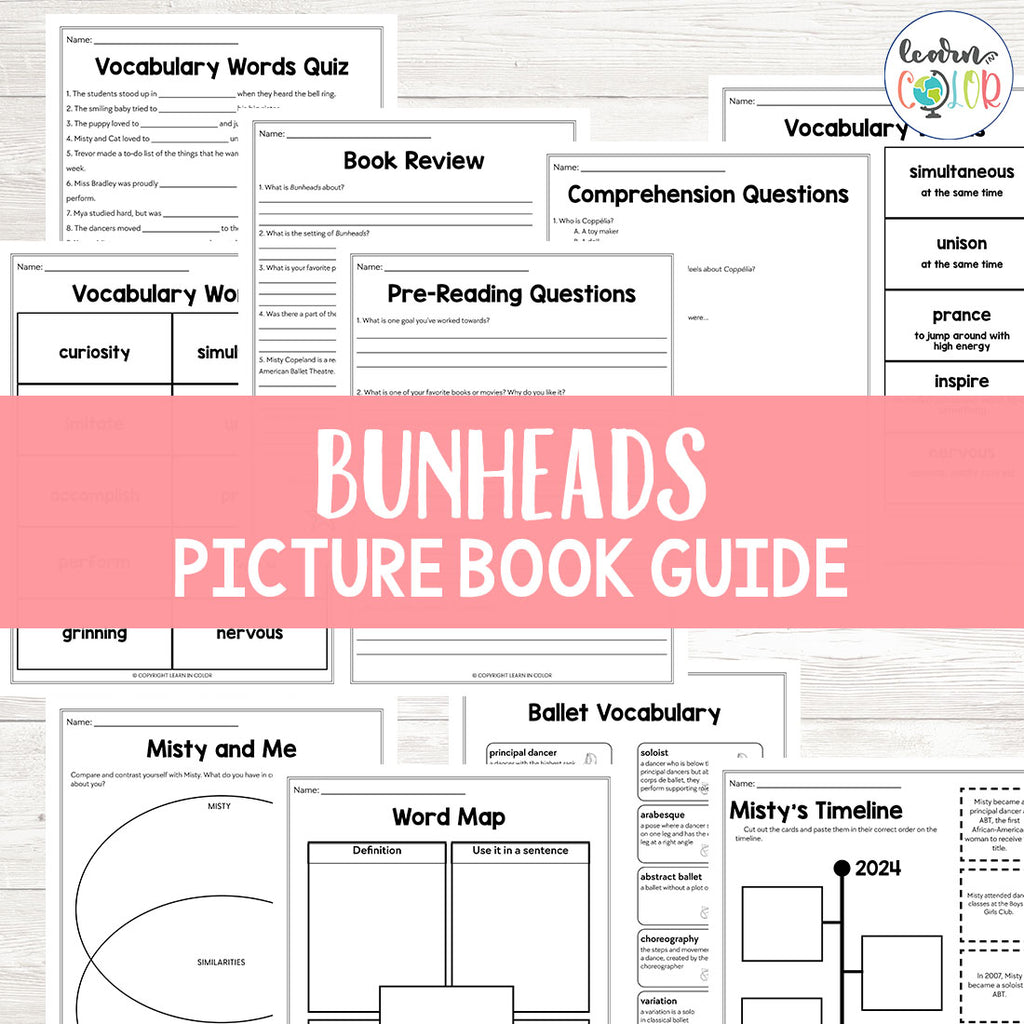 Bunheads by Misty Copeland Picture Book Guide