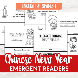My Book about Chinese New Year - English & Spanish