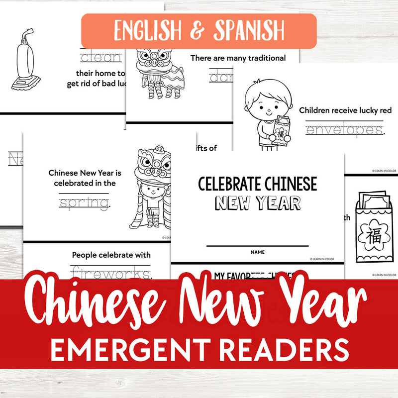 My Book about Chinese New Year - English & Spanish