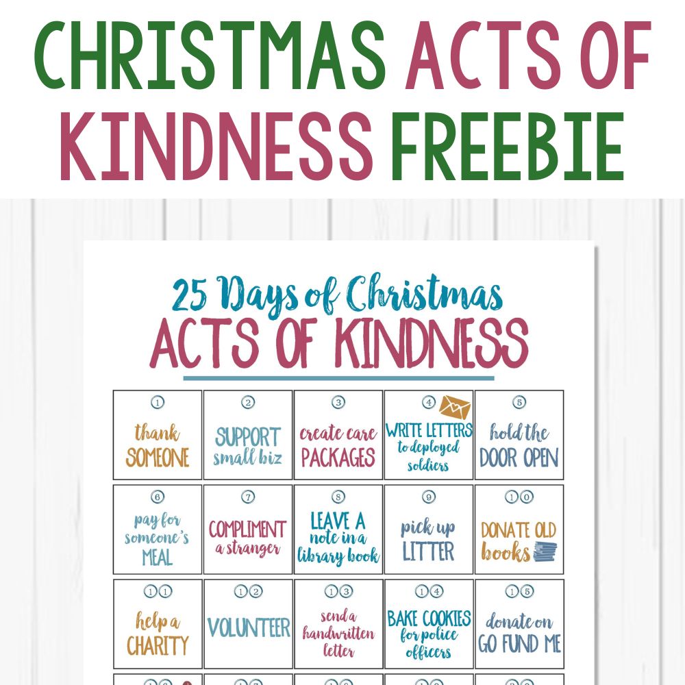 Christmas Acts of Kindness Countdown