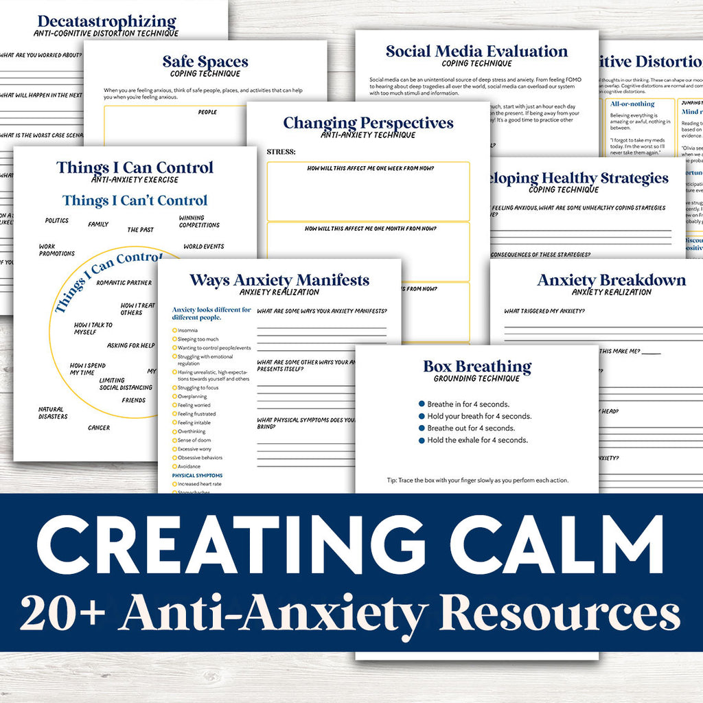 Creating Calm: 20+ Anti-Anxiety Resources