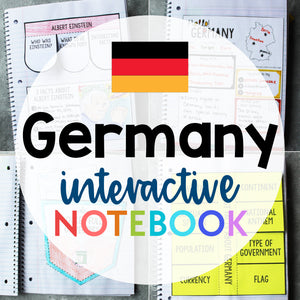 Germany Interactive Notebook <h5><b>Grades:</b> 2-5 </h5>