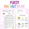 Purim Unit Study