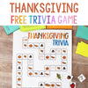 Thanksgiving Trivia Game