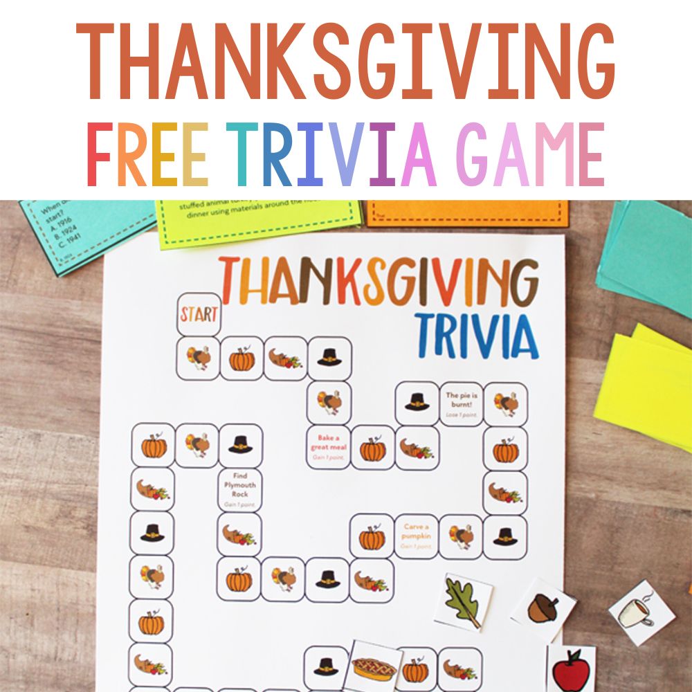 Thanksgiving Trivia Game