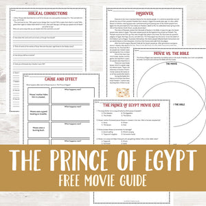 The Prince of Egypt Movie Study