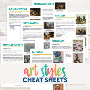 Art Styles Cheat Sheets
