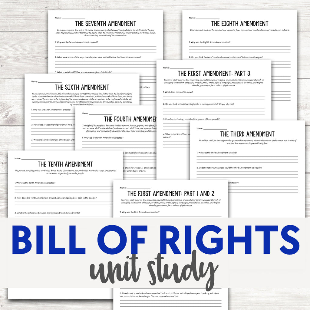 Bill of Rights Discussion Questions