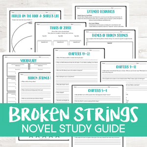 Broken Strings by Eric Walter Novel Study