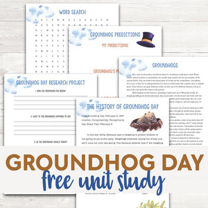Groundhog Day Unit Study <h5><b>Grades:</b> 2-5</h5>