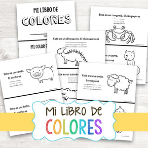 My Book of Colors - English & Spanish