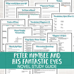 Peter Nimble and His Fantastic Eyes Novel Study <h5><b>Grades:</b> 5-7 </h5>