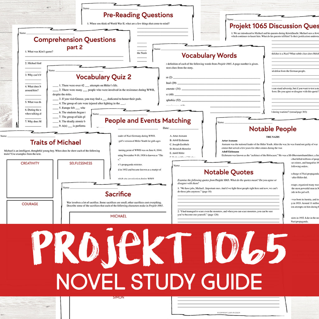 Projekt 1065 Book Study <h5><b>Grades:</b> 5-8 </h5>