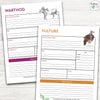 Safari Animals Research Worksheets