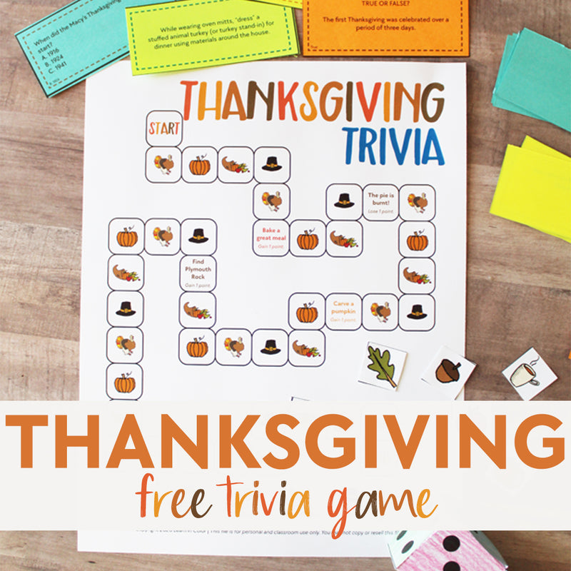 Thanksgiving Trivia Game
