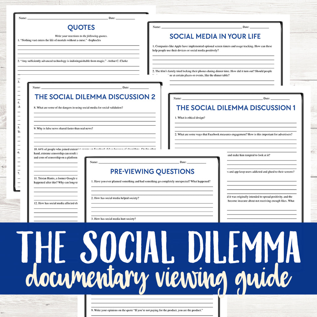 The Social Dilemma (2020) Viewing Guide