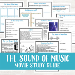 History with Musicals Movie Study Bundle  <h5><b>Grades:</b> 4-8 </h5>