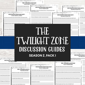 The Twilight Zone Discussion Guides (season 2, pack 1) <h5><b>Grades:</b> 6-10 </h5>