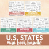 US States Mini Books - Full Bundle