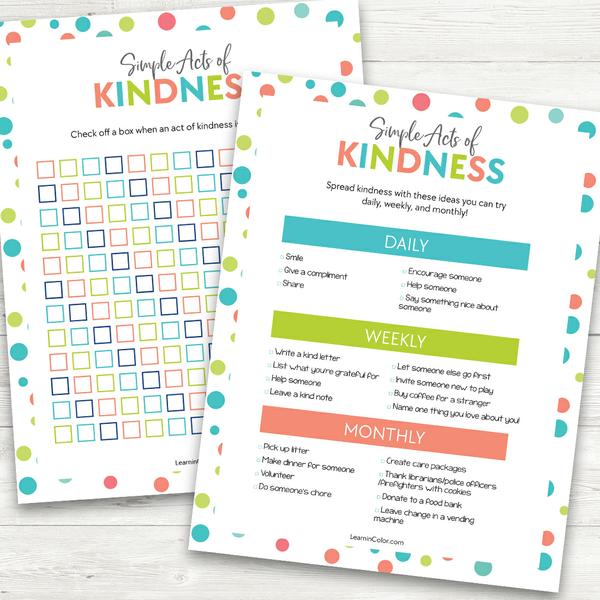 Simple Acts of Kindness – Learn in Color